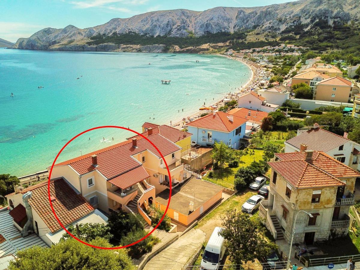 Apartment Bojan With Terrace And Sea View Baška Eksteriør bilde
